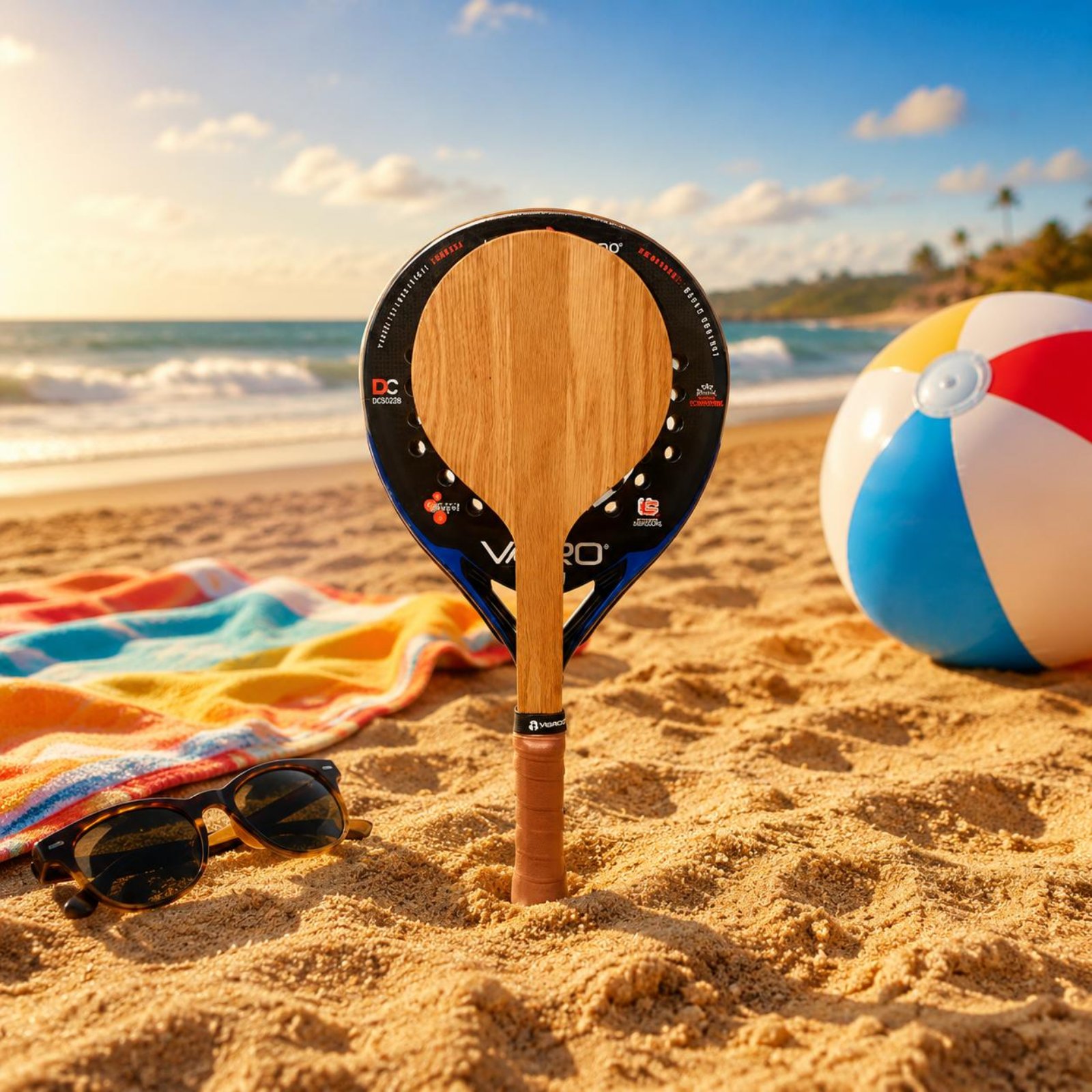 Wood Beach Tennis Racket Beach - огляд і ціна Sports Grip