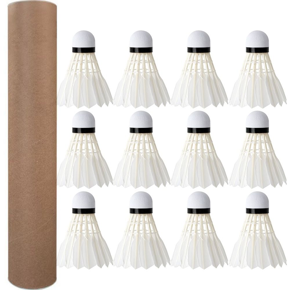 3/6/12Pcs Professional Badmint - огляд і ціна Feather Shuttlecock