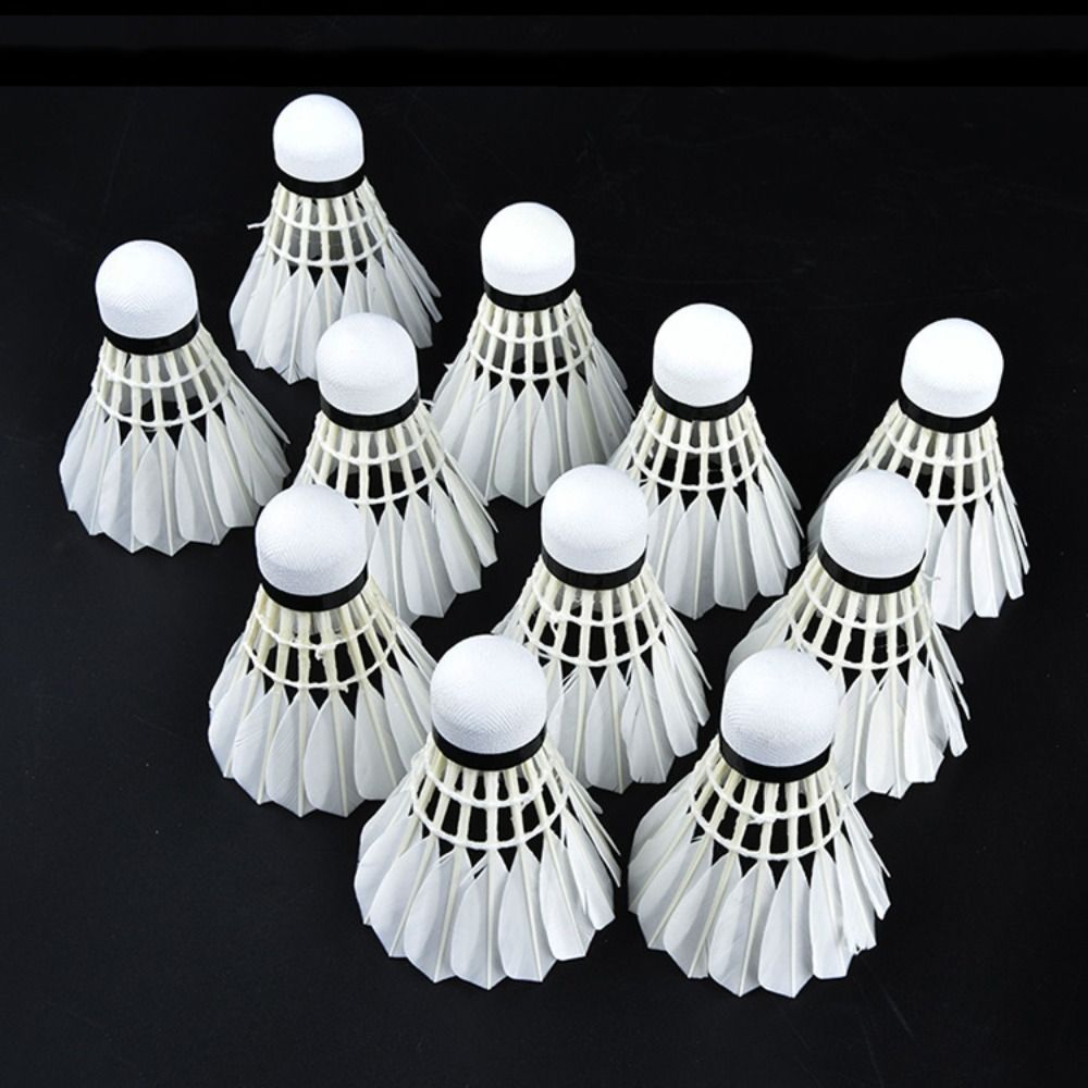 3/6/12Pcs New White Badminton  - огляд і ціна Feather Shuttlecock