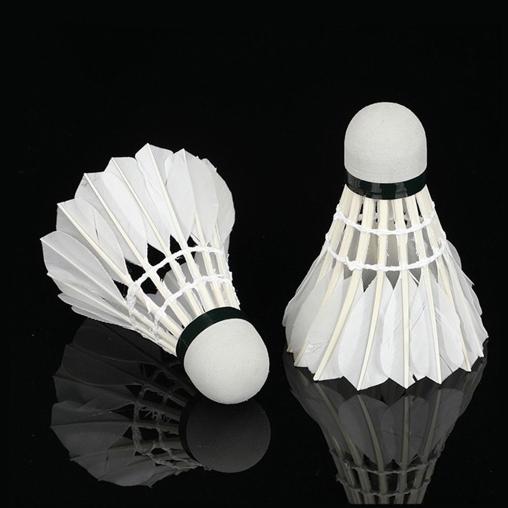 3/6/12Pcs New White Badminton  - огляд і ціна Feather Shuttlecock