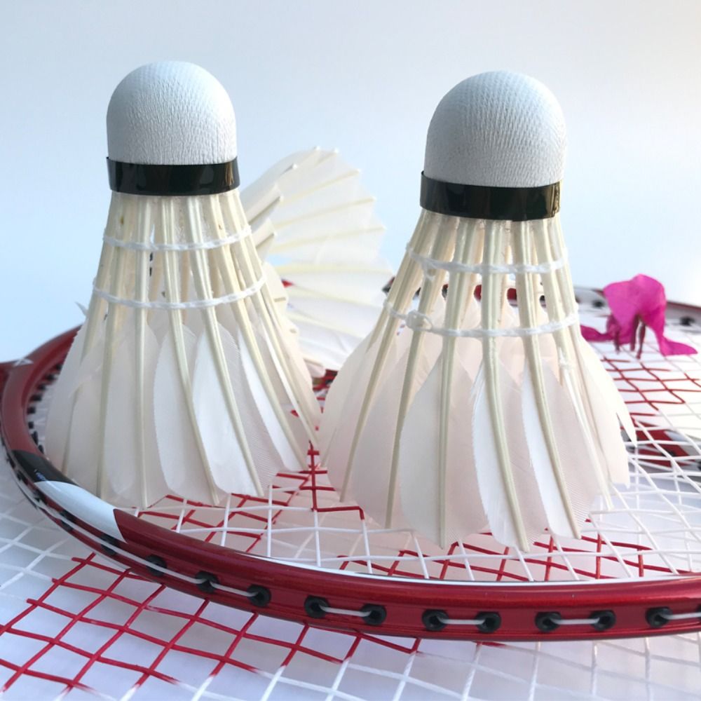 3/6/12Pcs New White Badminton  - огляд і ціна Feather Shuttlecock