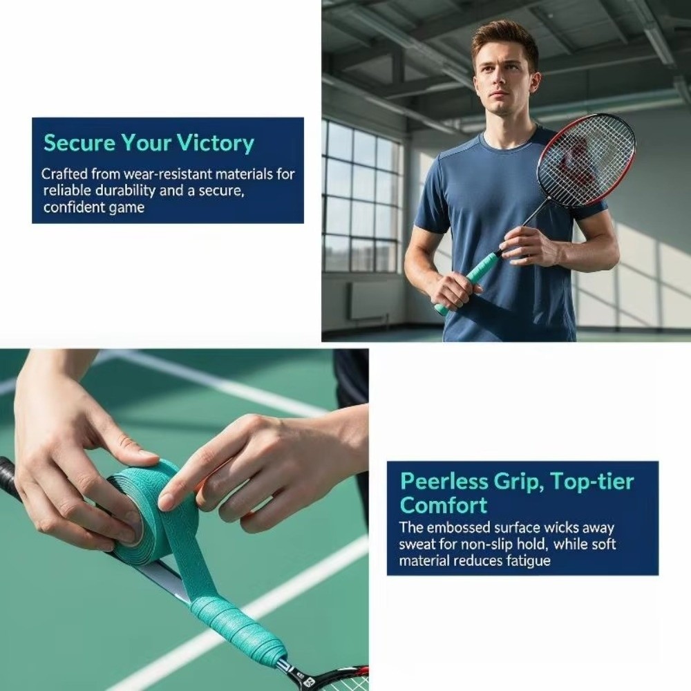 Sweat-Absorbent Badminton Hand - огляд і ціна Badminton Materi