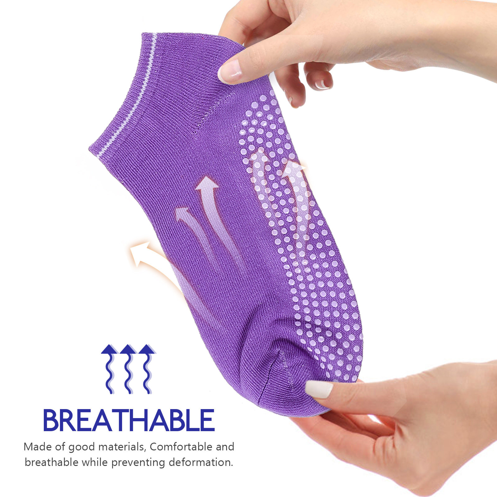 6 Pairs Non Slip Yoga Socks Br - огляд і ціна Sports Grip