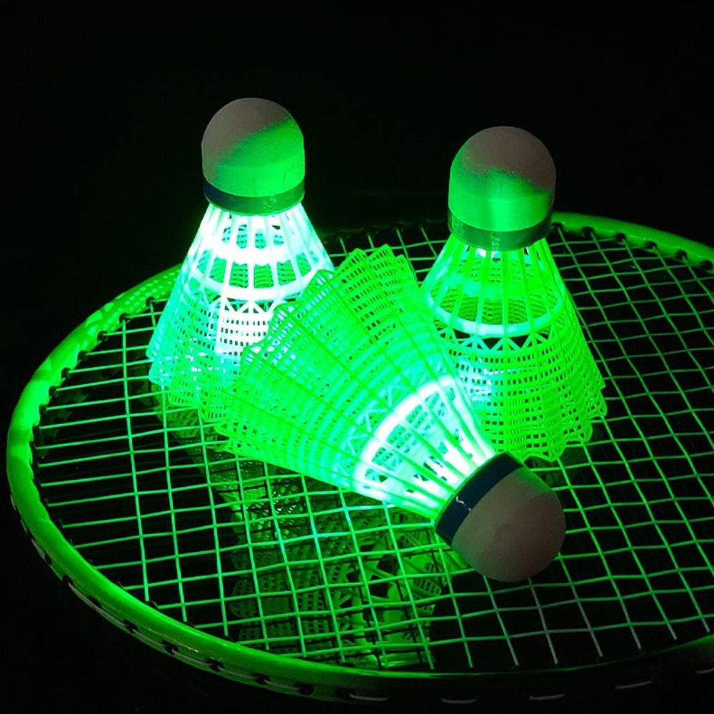 Light-up LED Badminton Glowing - огляд і ціна Feather Shuttlecock