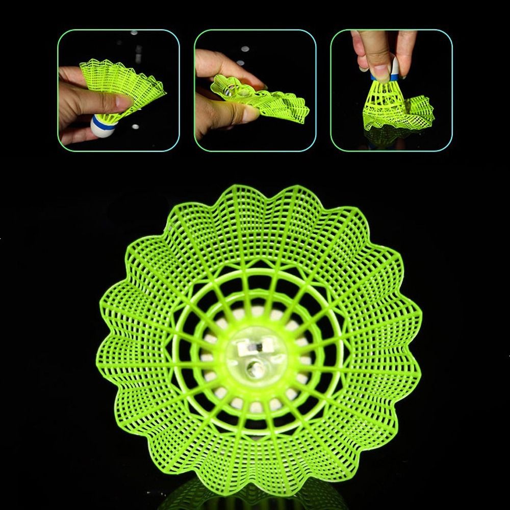Light-up LED Badminton Glowing - огляд і ціна Feather Shuttlecock