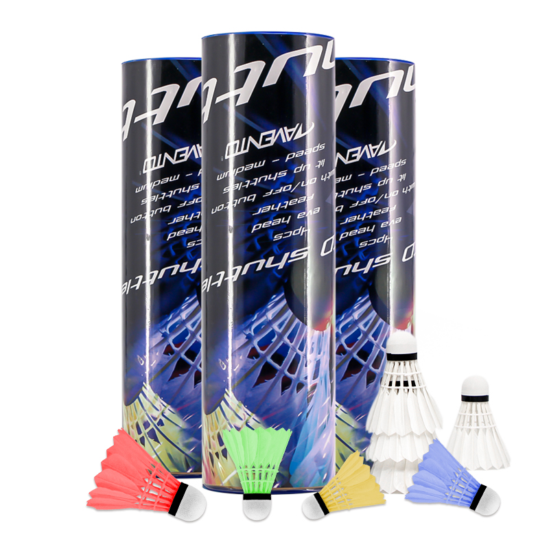 Welkin 4 Pcs Dark Night Colorf - огляд і ціна Feather Shuttlecock