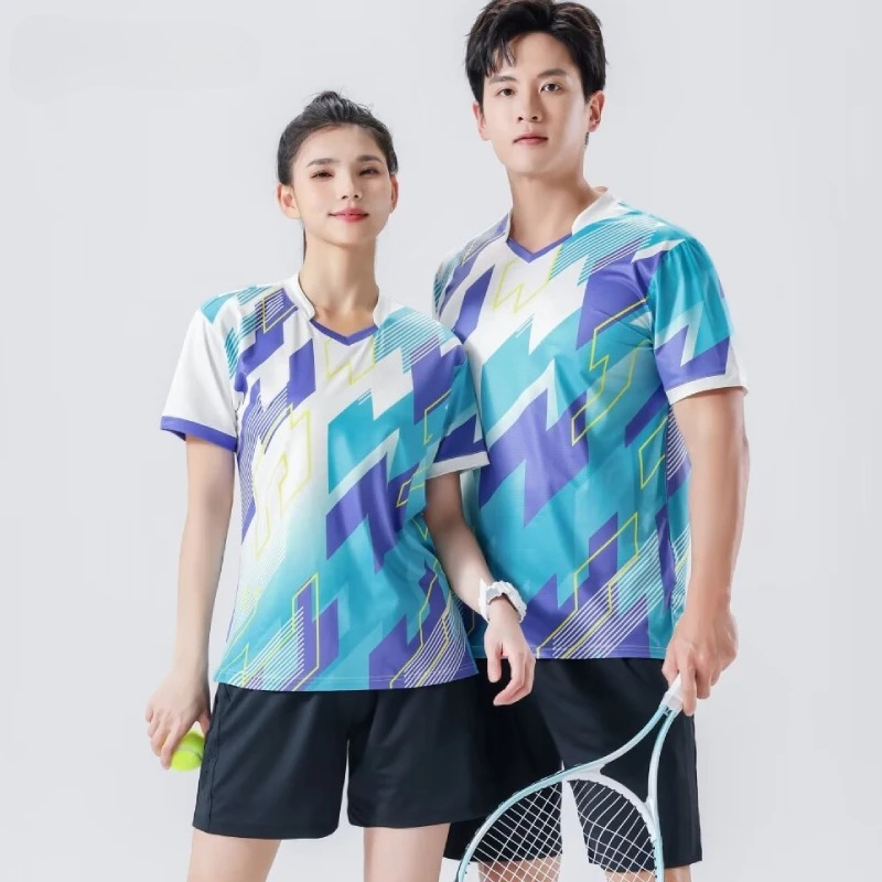 New Men's T-shirts Women Quick - огляд і ціна Badminton Jersey