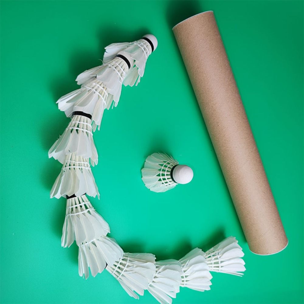 3/6/12Pcs New White Badminton  - огляд і ціна Feather Shuttlecock